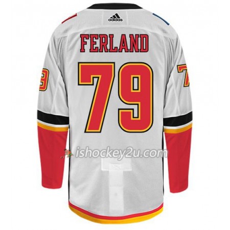 Mænd NHL Calgary Flames Trøje MICHAEL FERLAND 79 Adidas Hvid Authentic